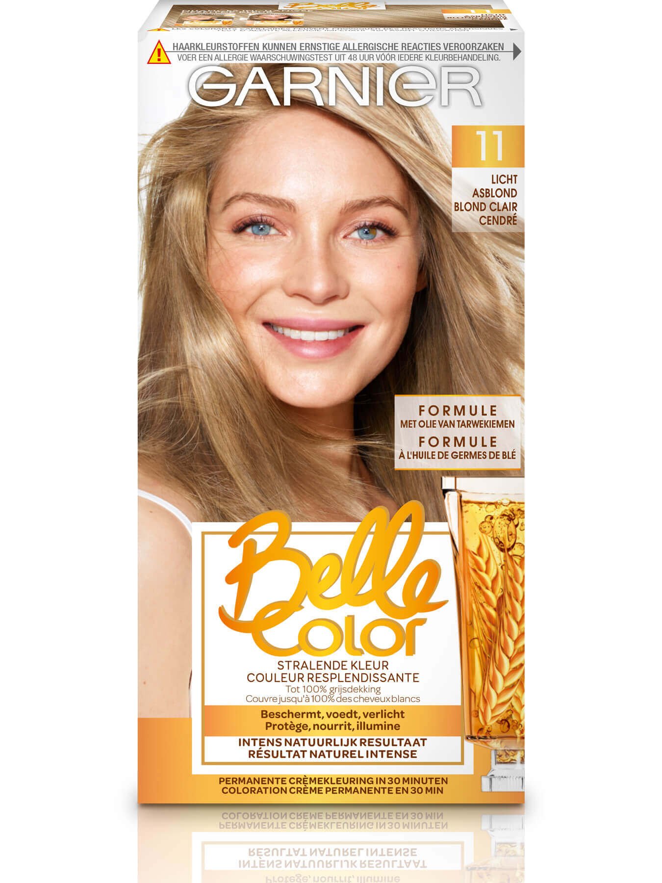 teleurstellen Calamiteit Ambacht Belle Color 11 Licht asblond Haarkleuring | Garnier Belle Color